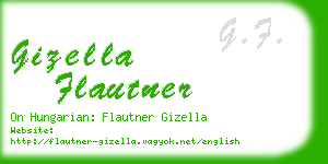 gizella flautner business card